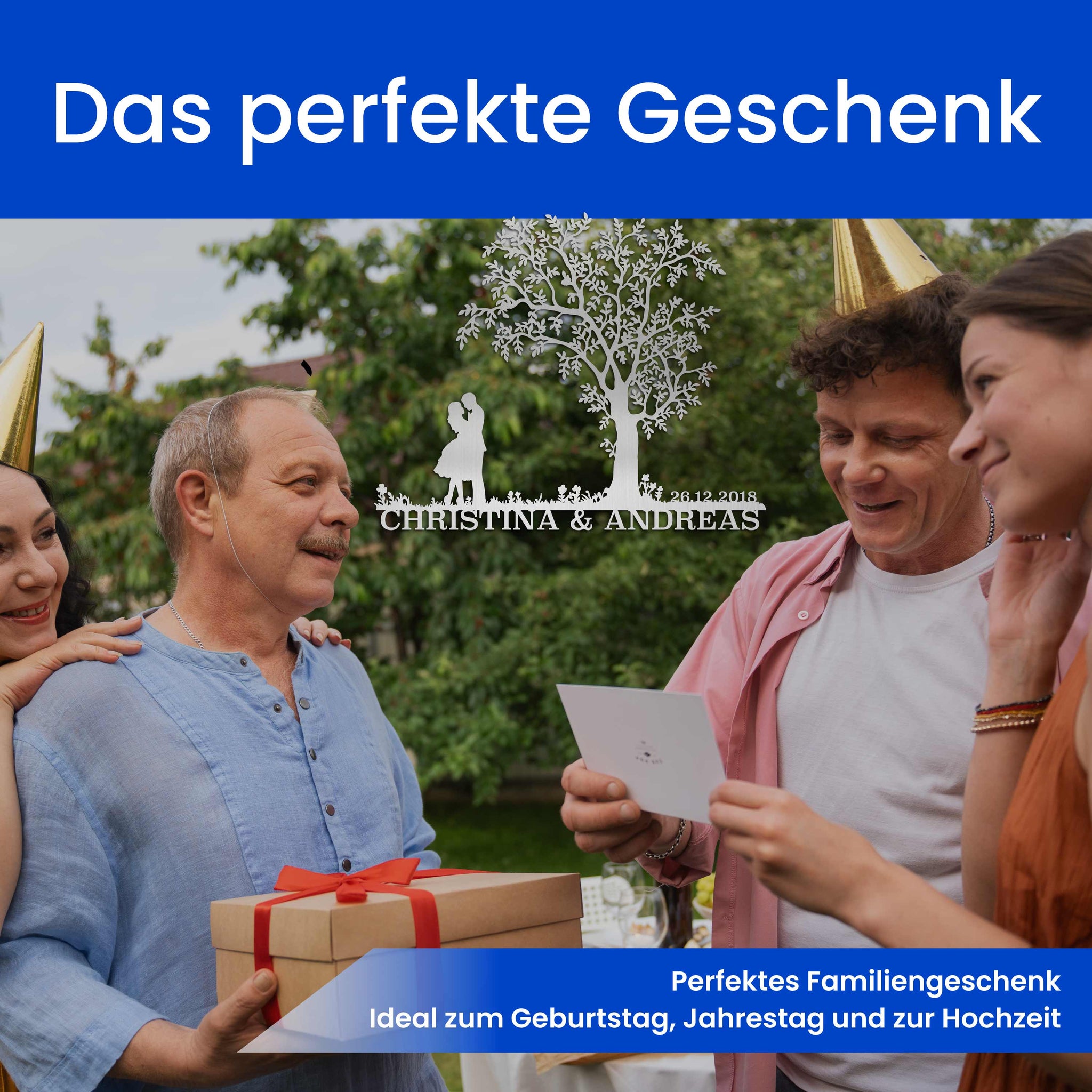 Pärchen vorm Baum