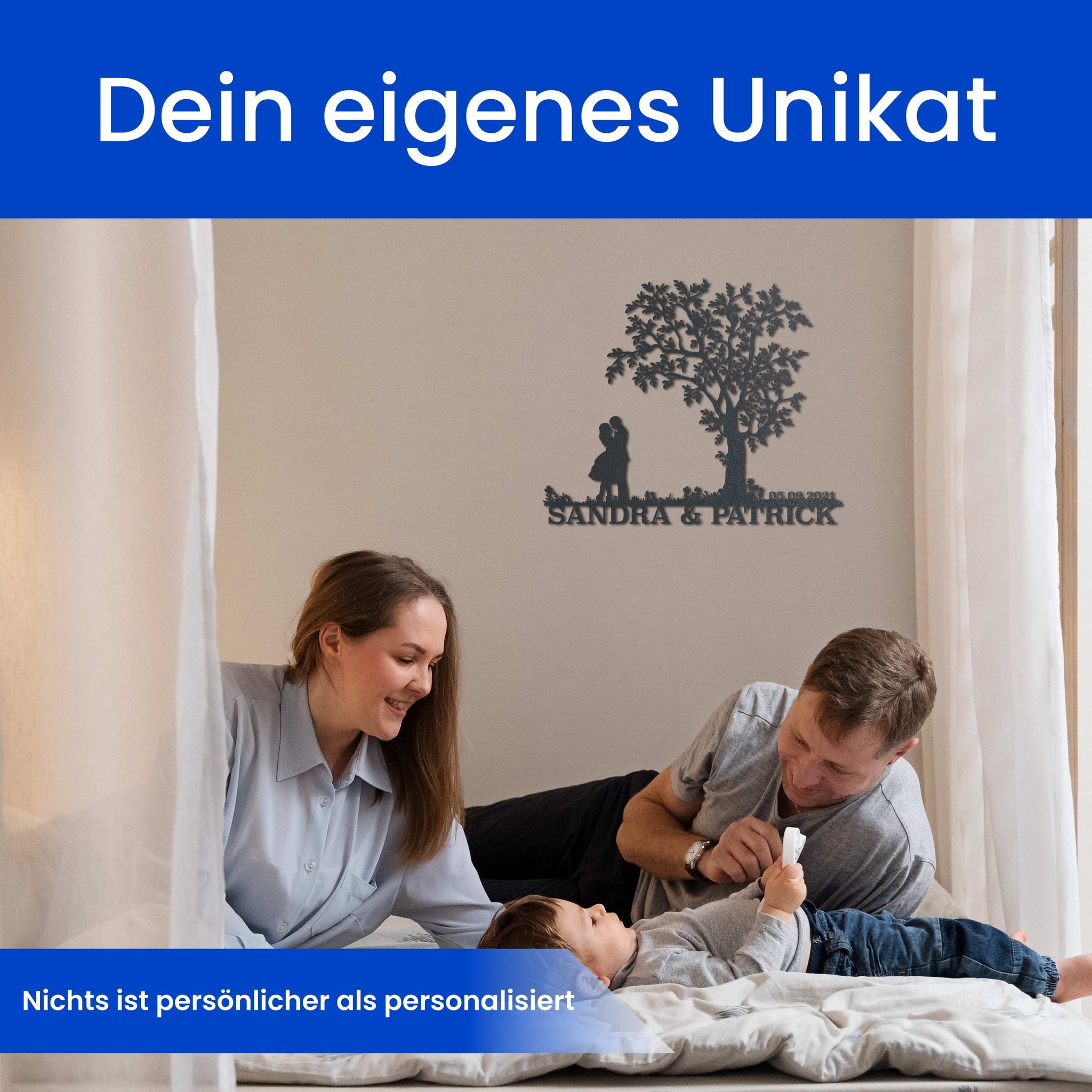 Pärchen vorm Baum