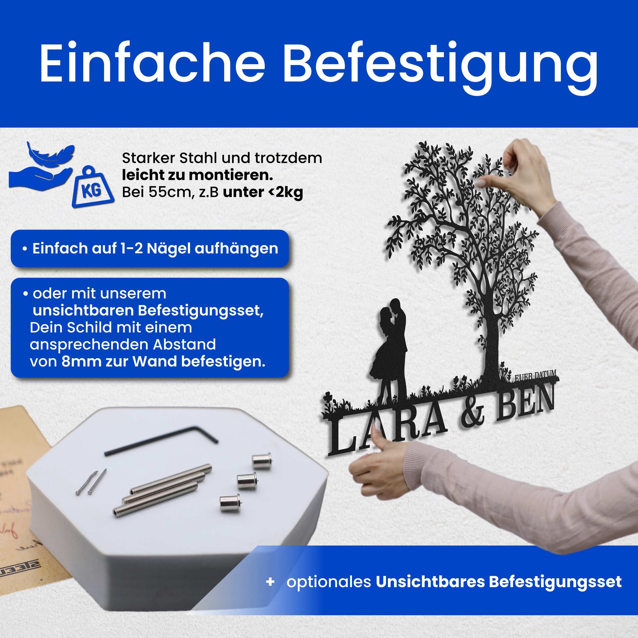Pärchen vorm Baum