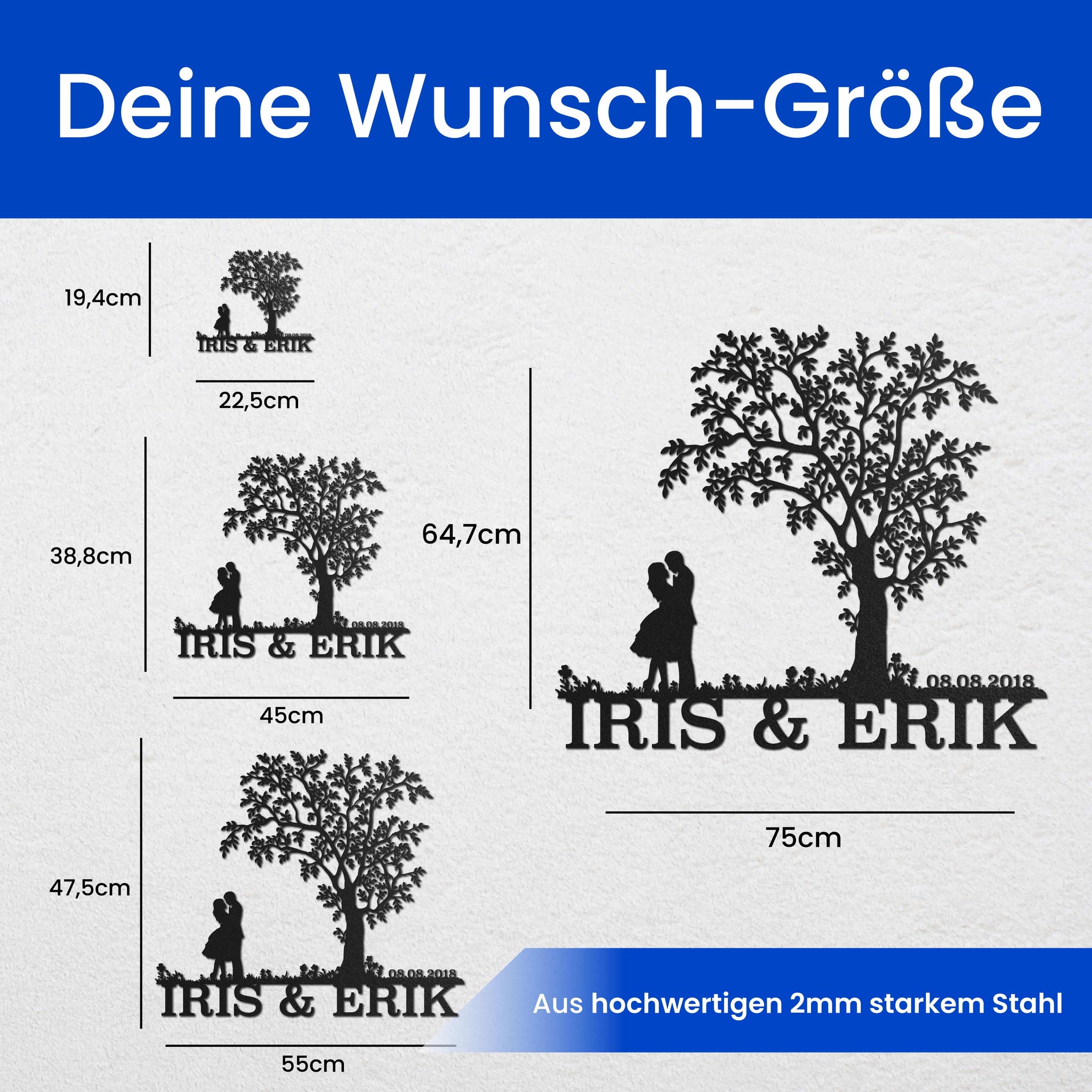 Pärchen vorm Baum