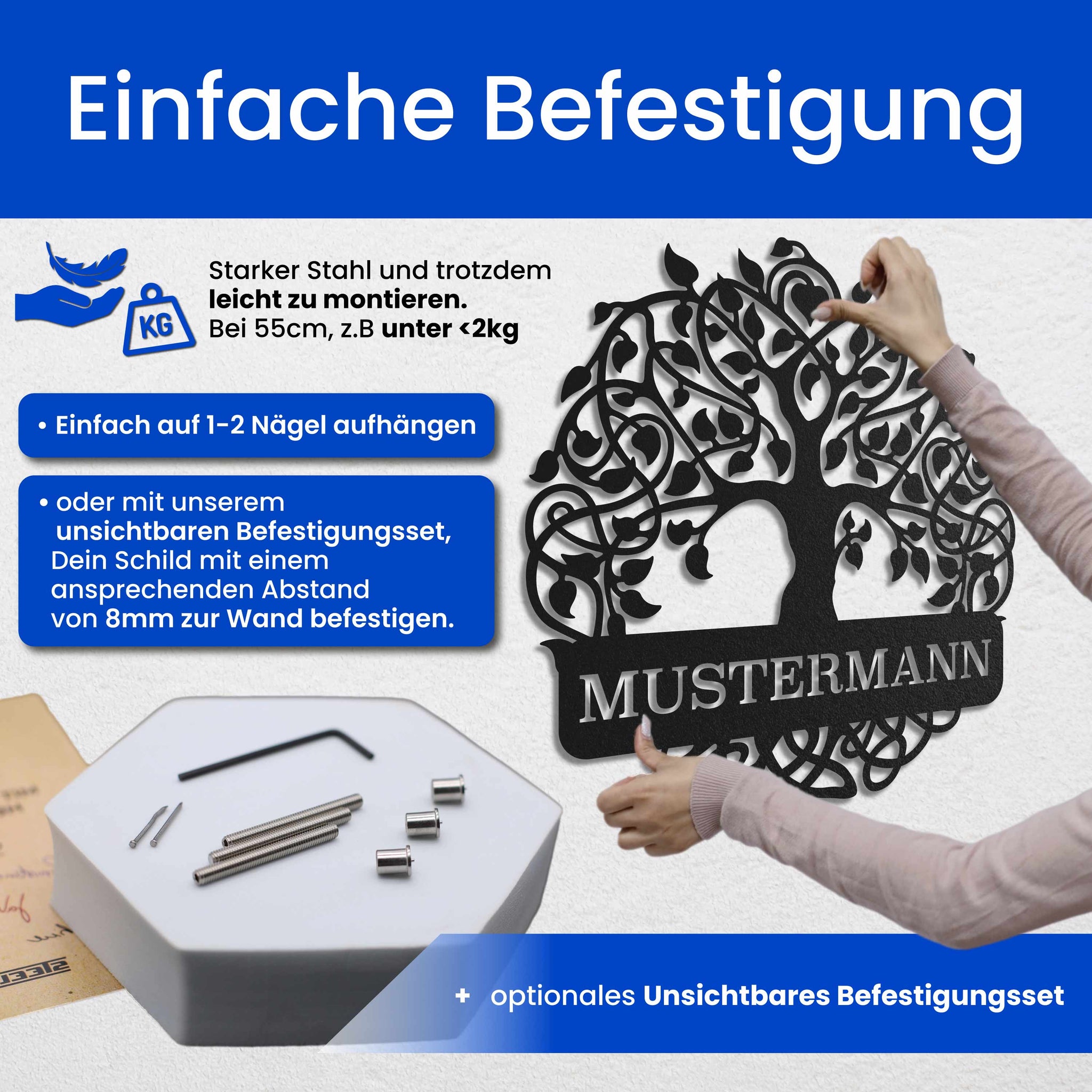 Baum des Lebens mit Blättern