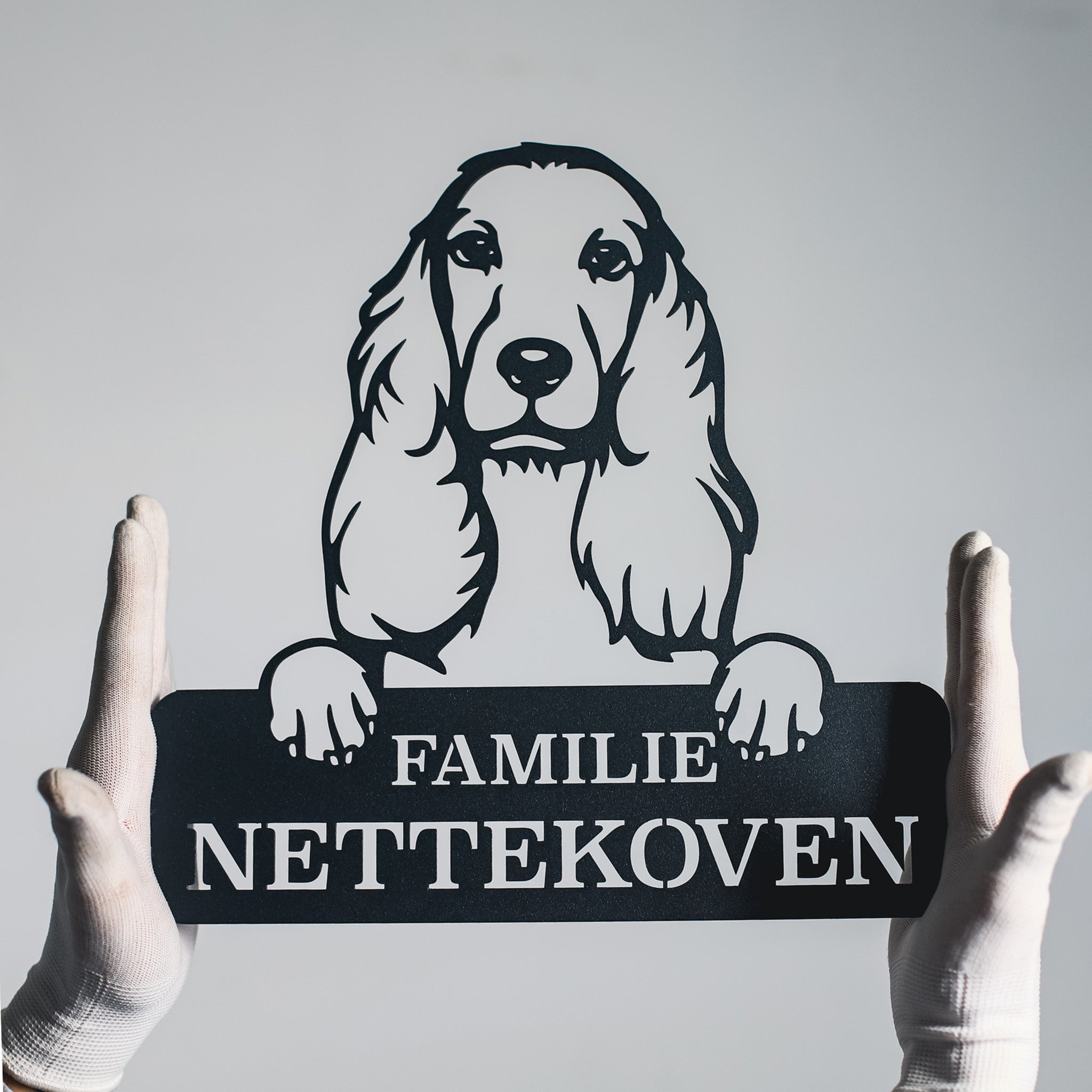 Hund mit Pfoten