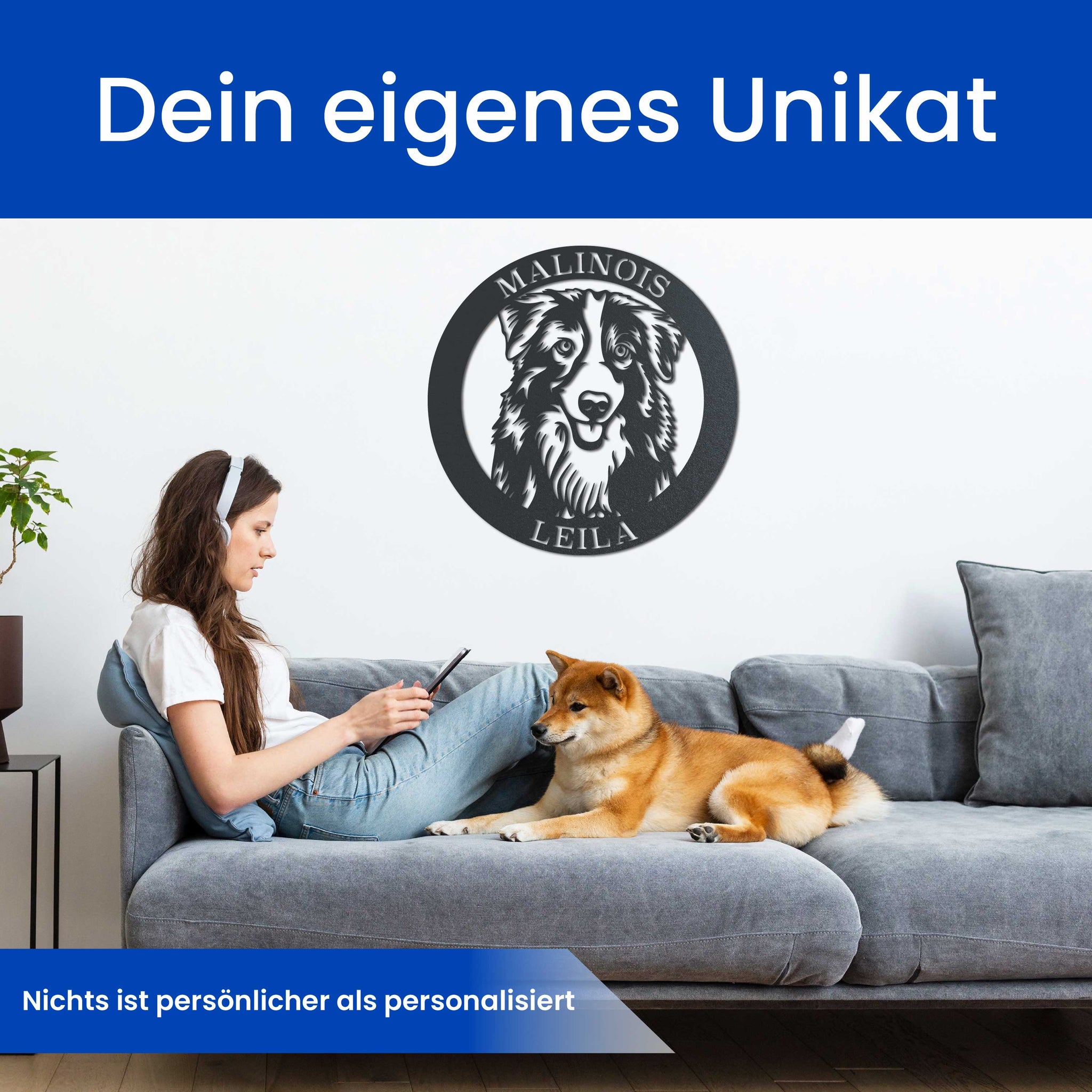 Hund im Kreis