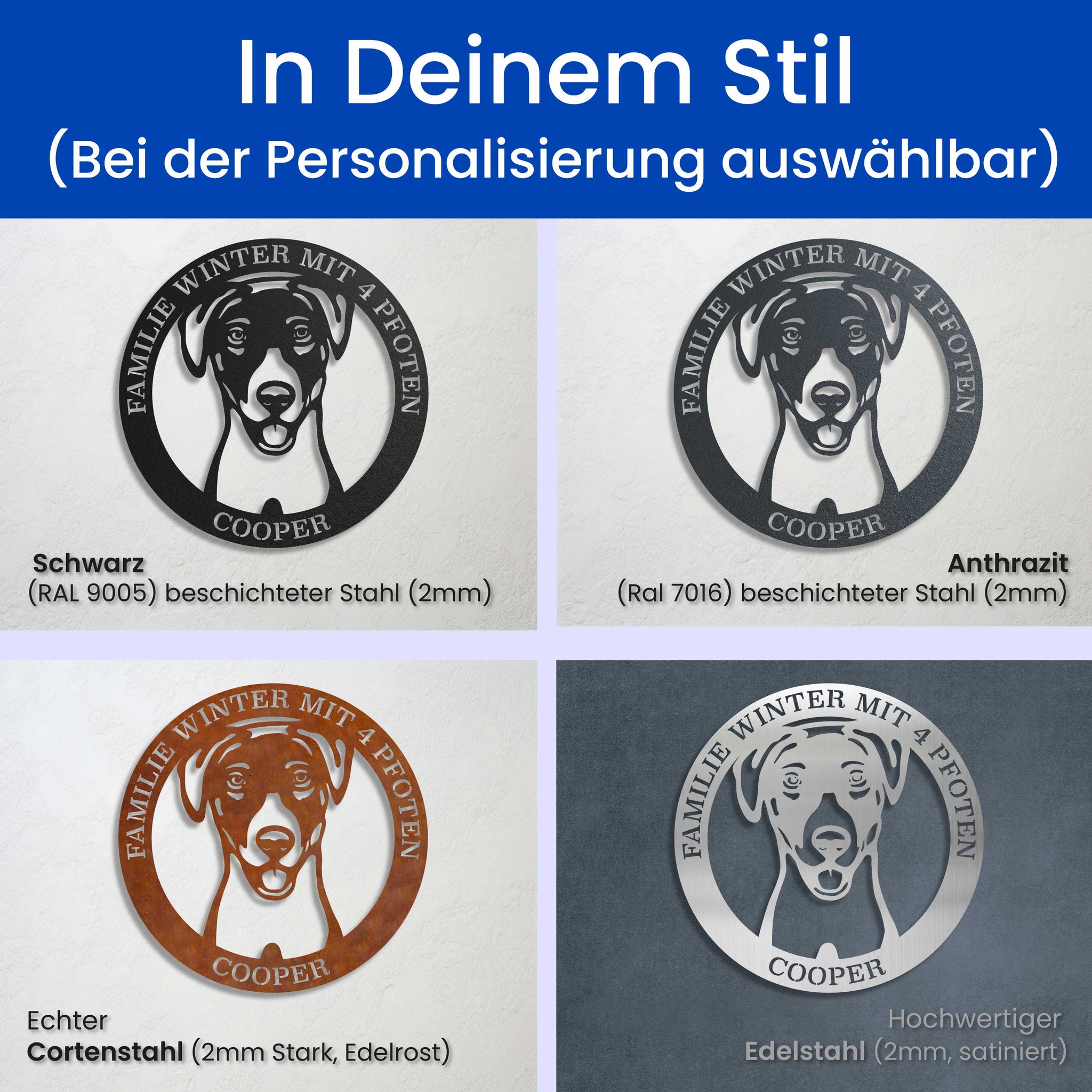 Hund im Kreis