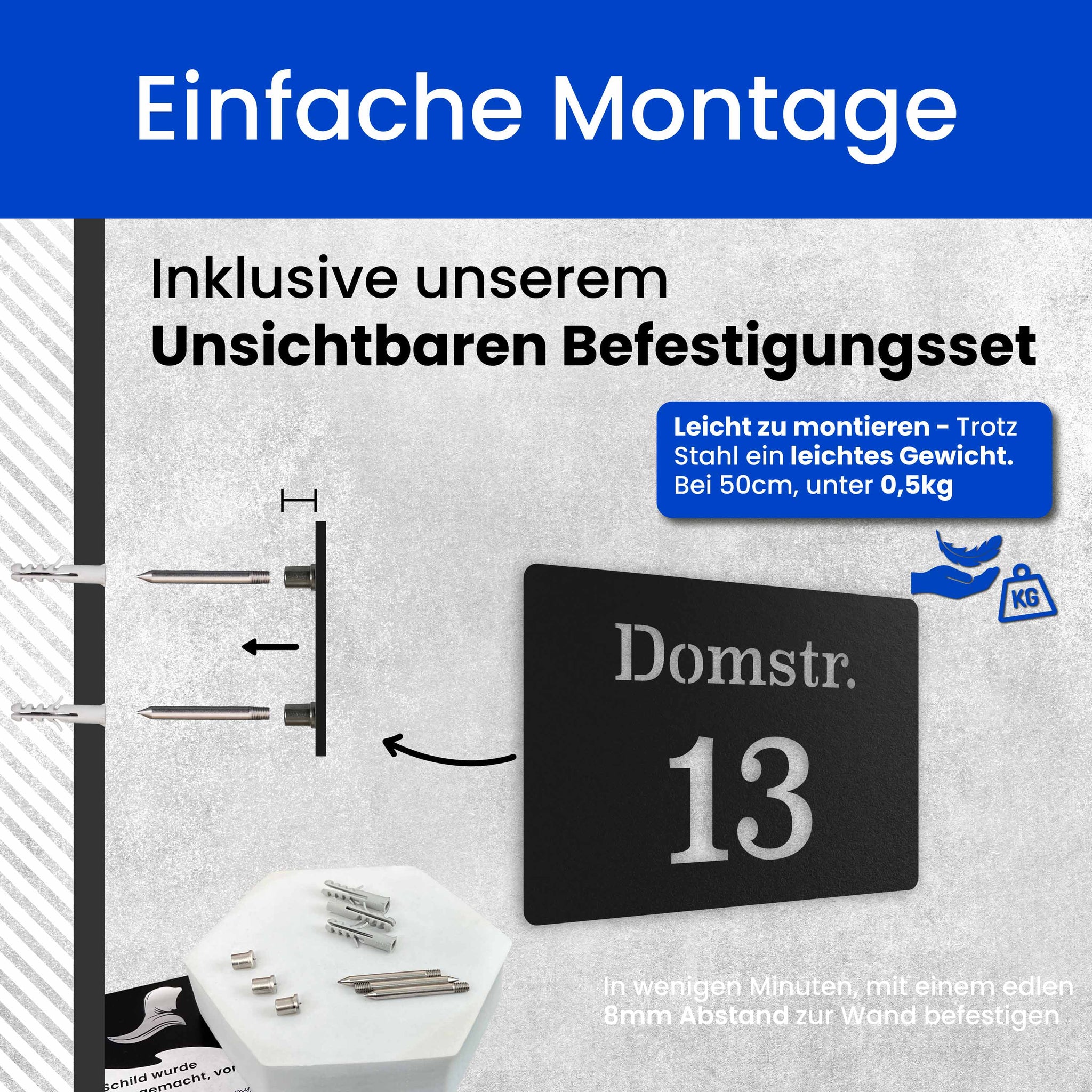 Straße und Nummer