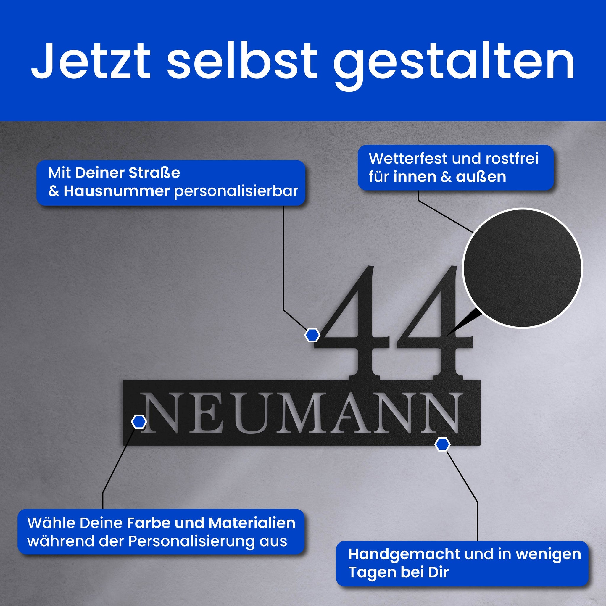 Nummer und Name