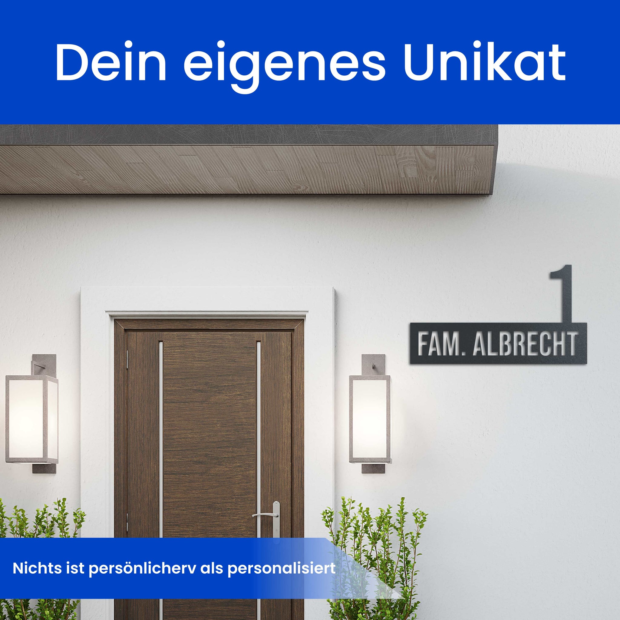 Straße mit Nummer