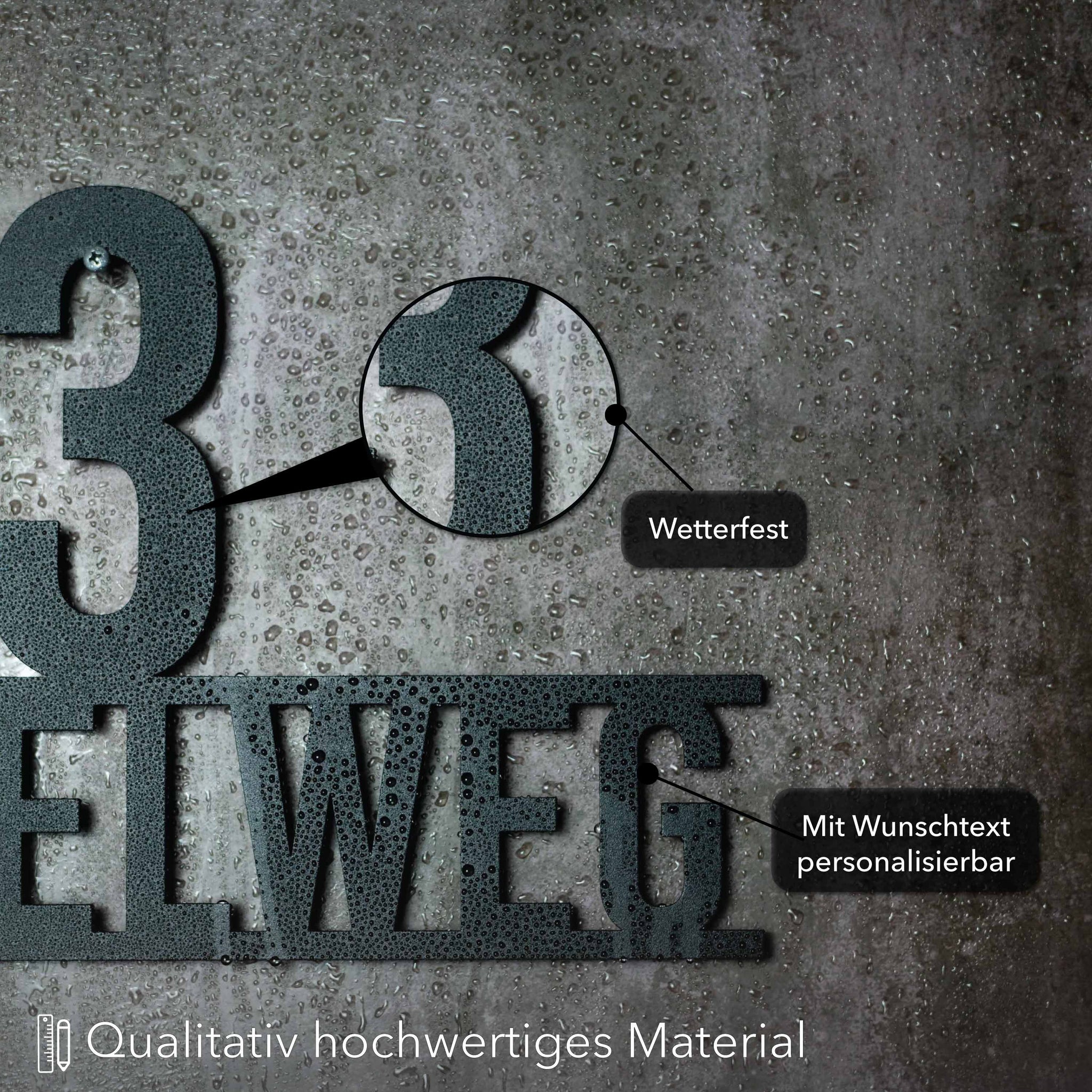 Stolze Nummer auf Namen