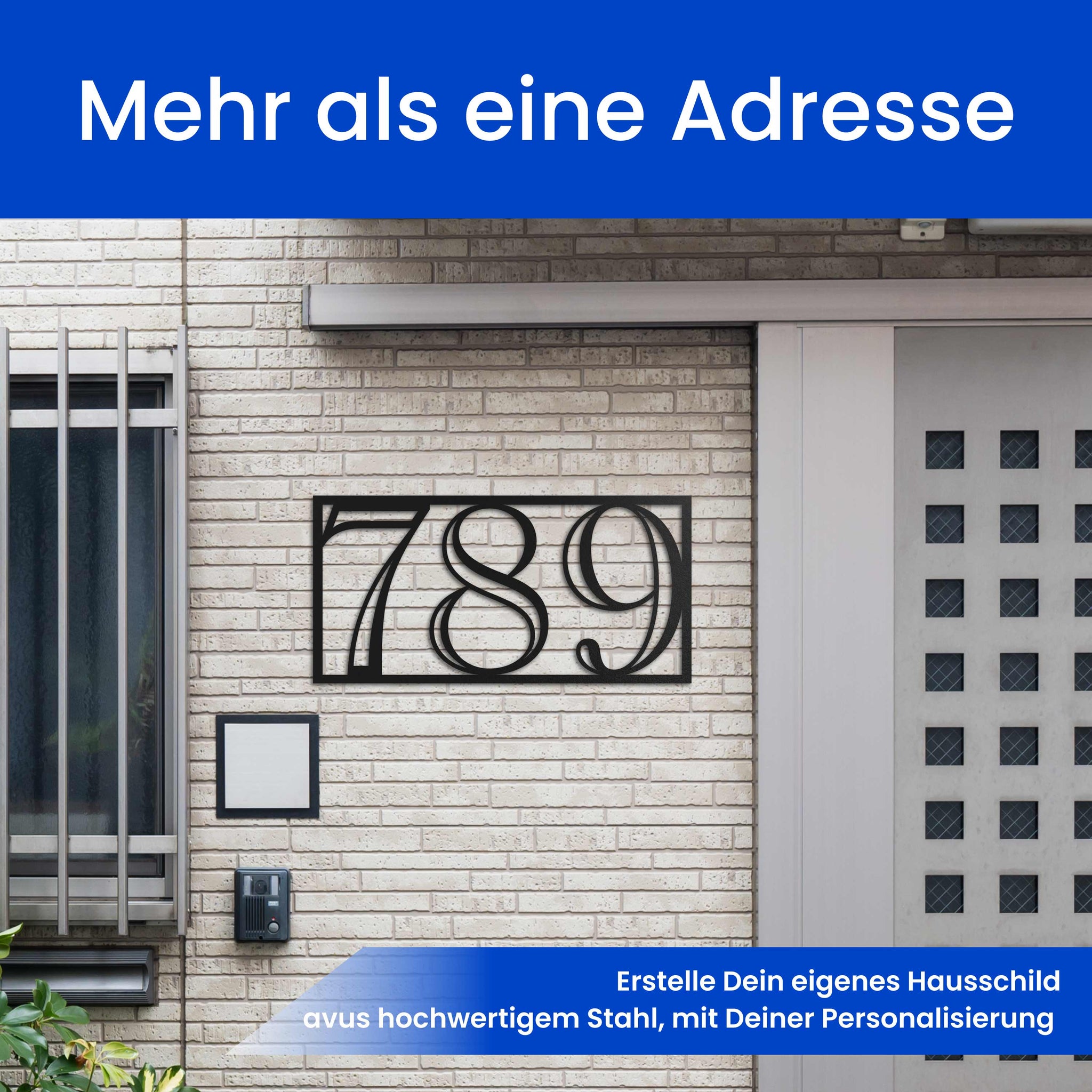 Hausnummer Schatten