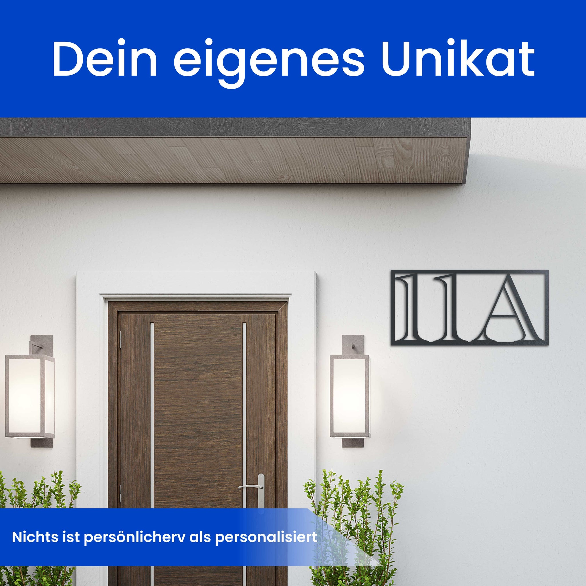 Hausnummer Schatten