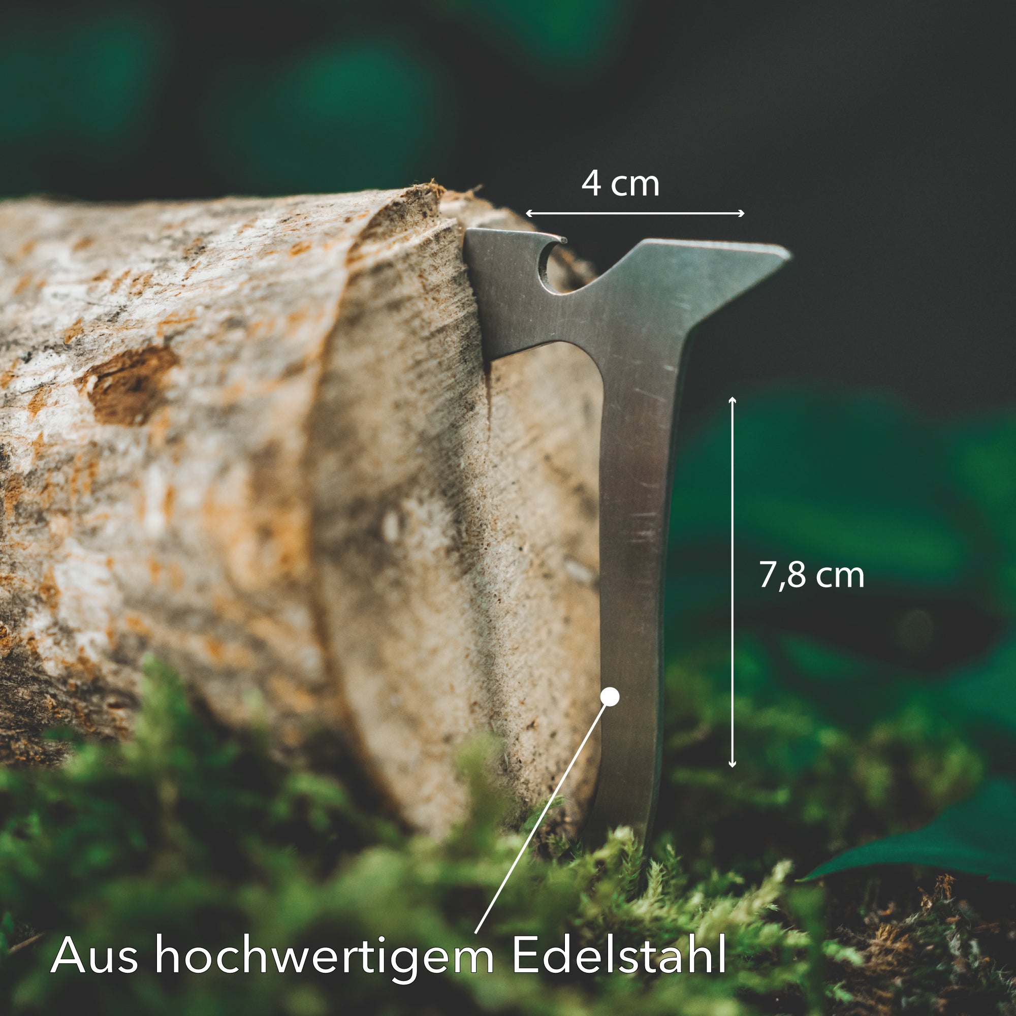 Feuerwehraxt-Flaschenöffner-Schlüsselanhänger