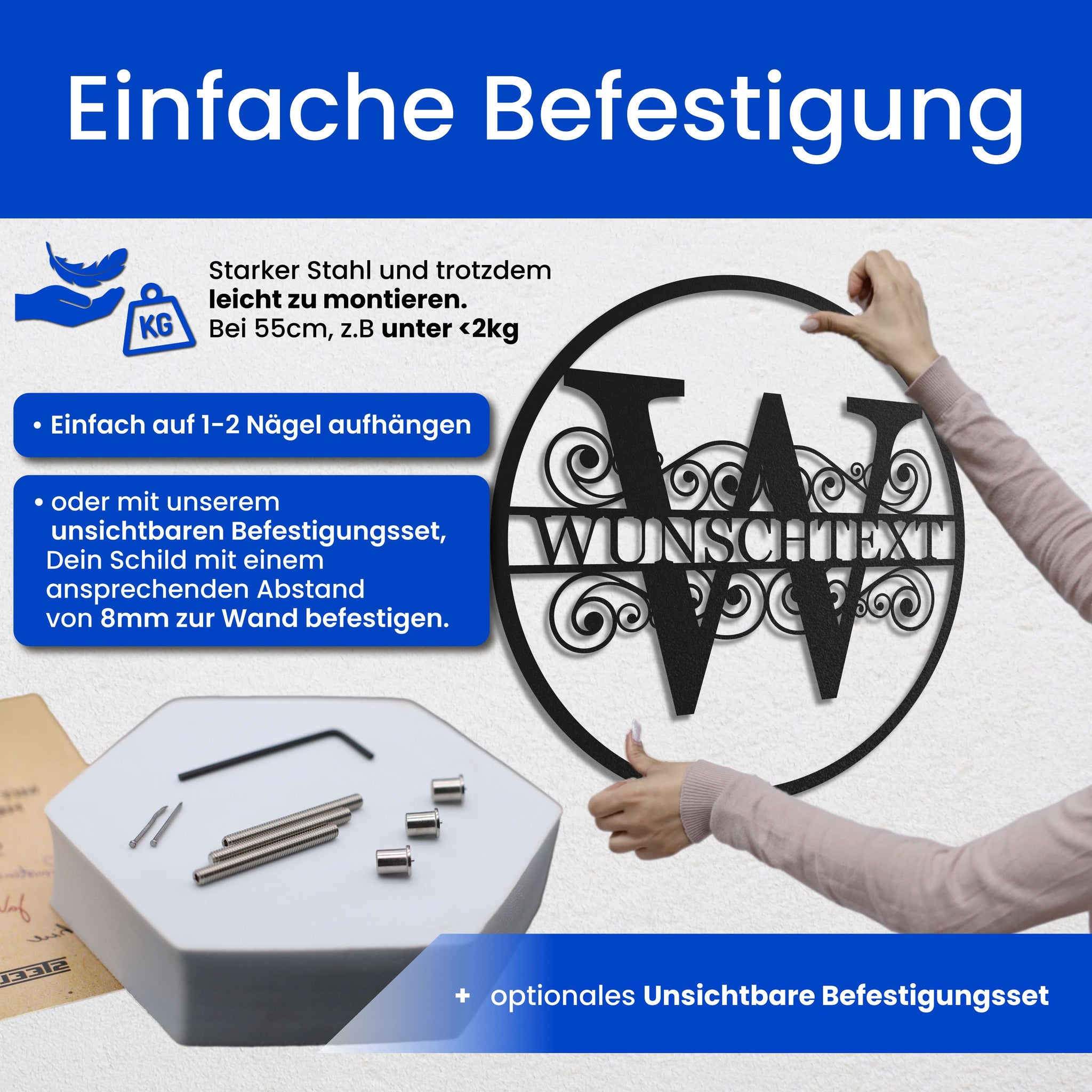 Monogramm im Kreis