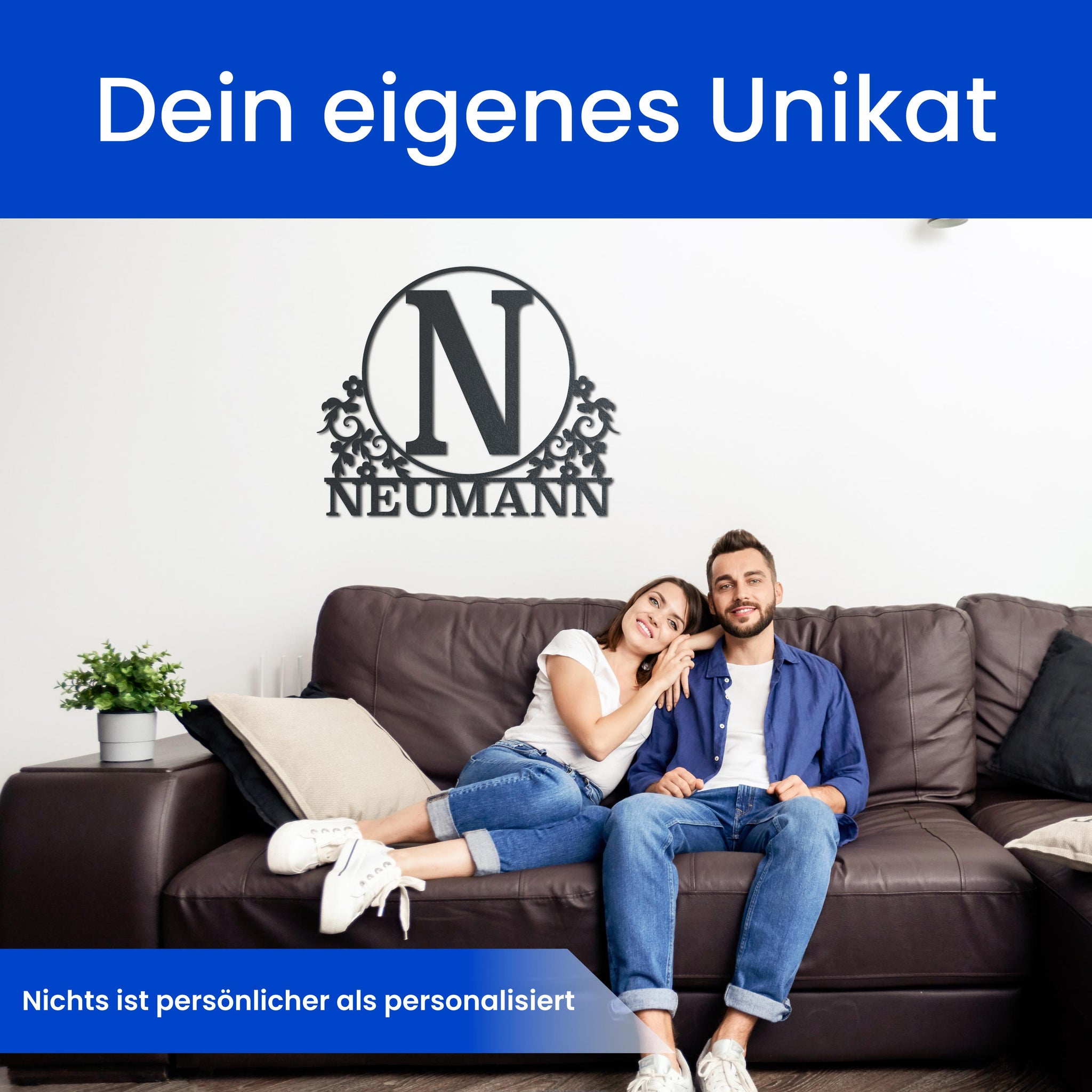 Modernes Monogramm