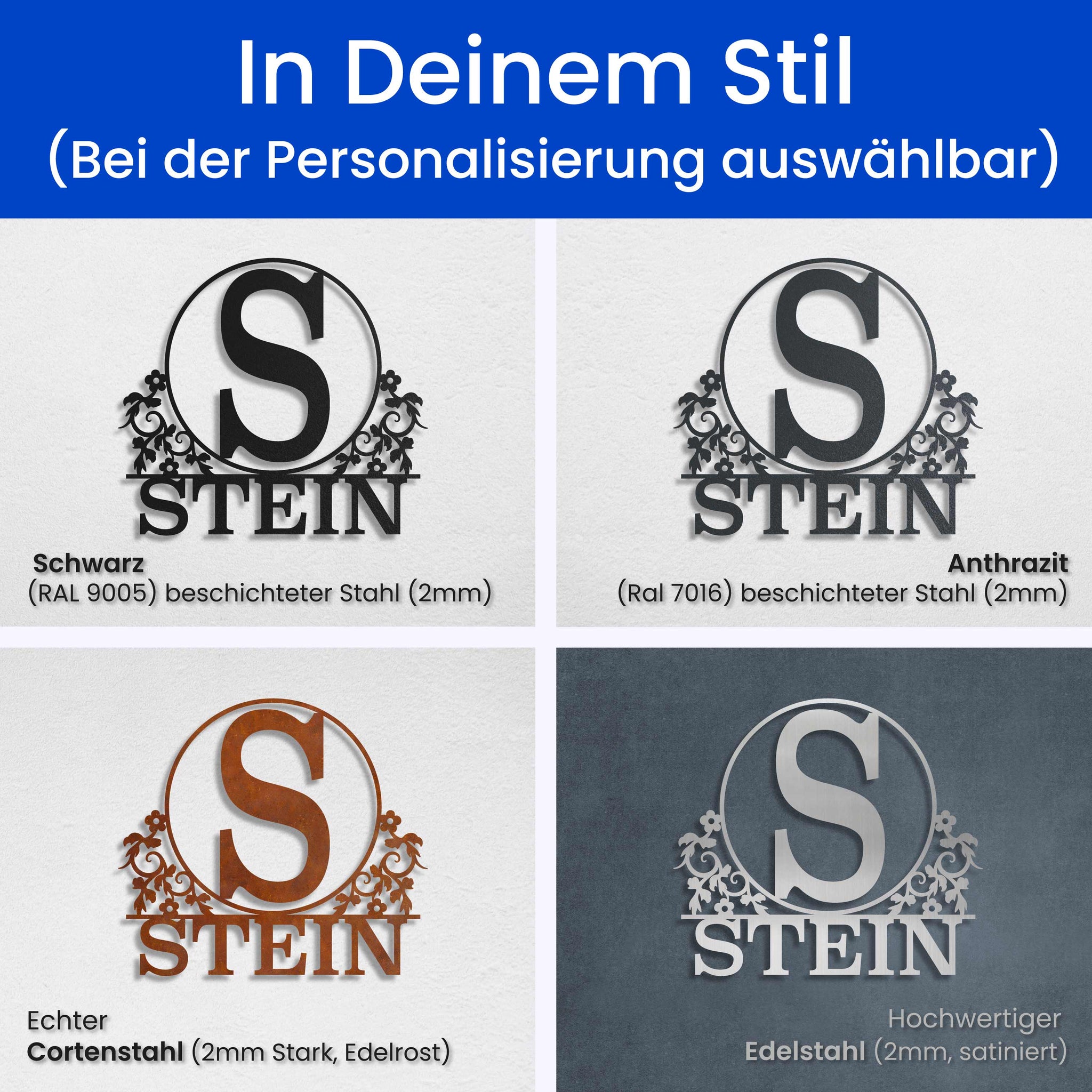Modernes Monogramm