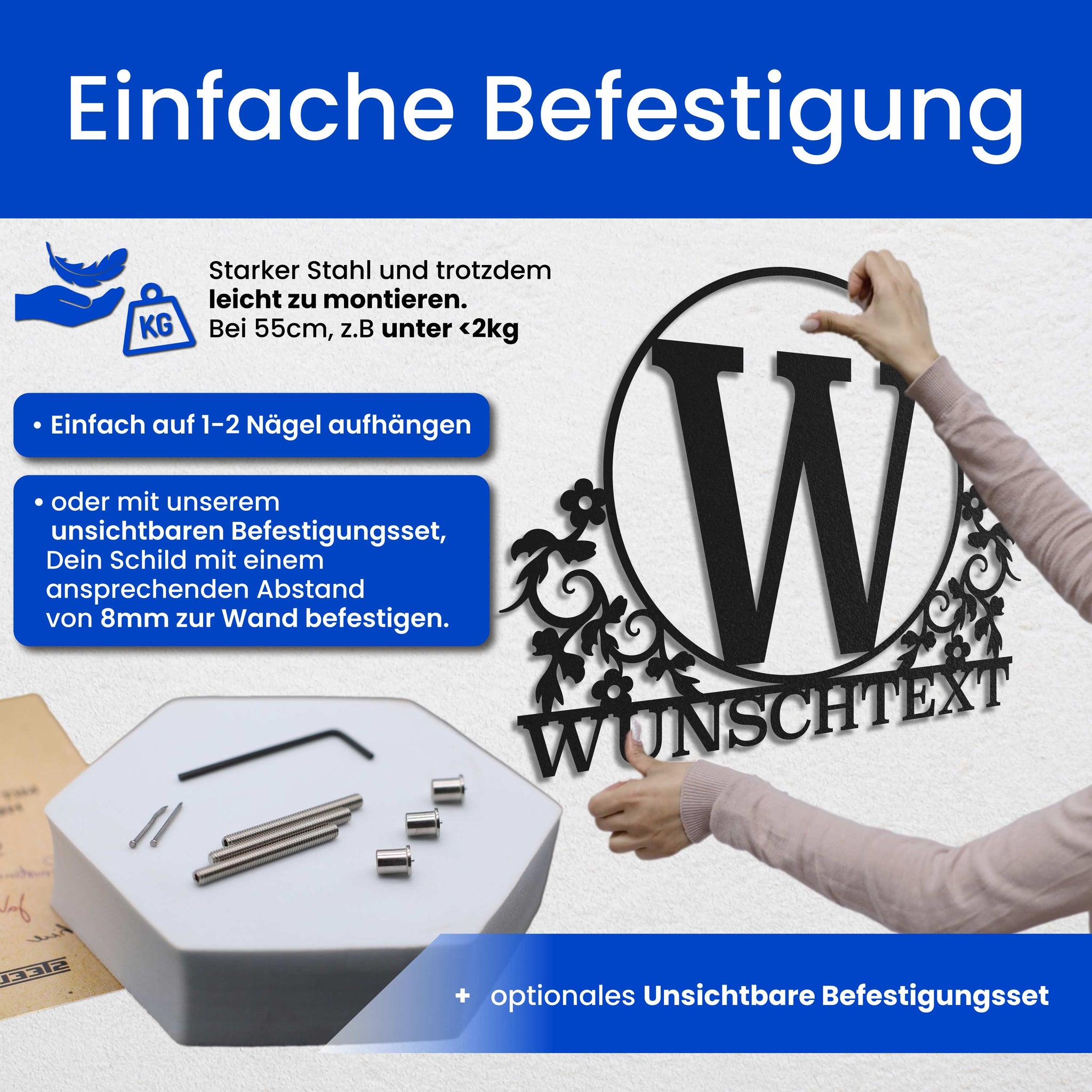 Modernes Monogramm