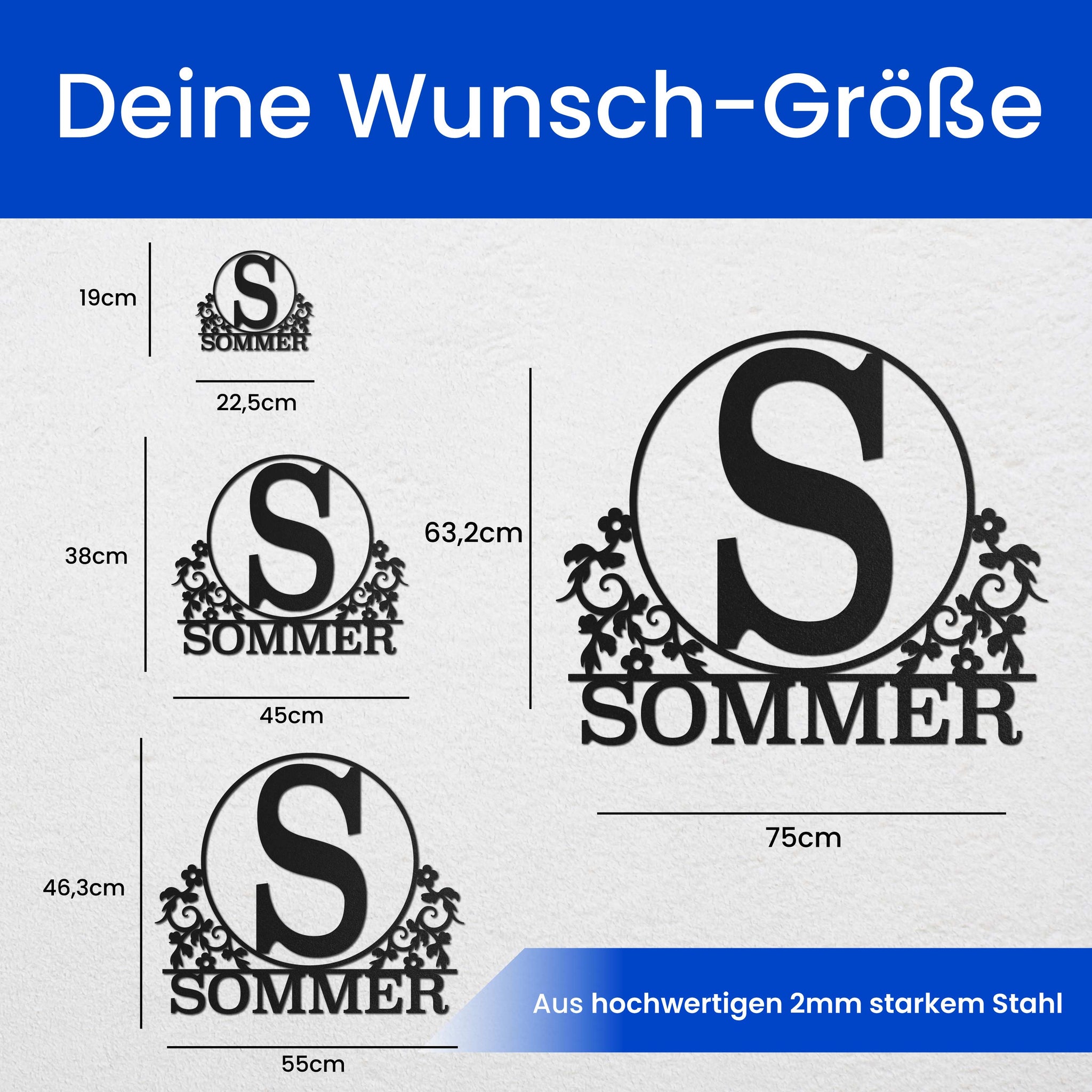 Modernes Monogramm