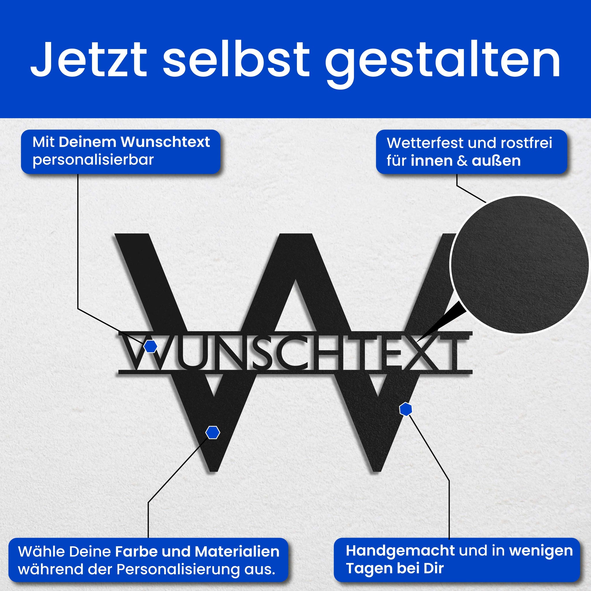 Moderner Buchstaben