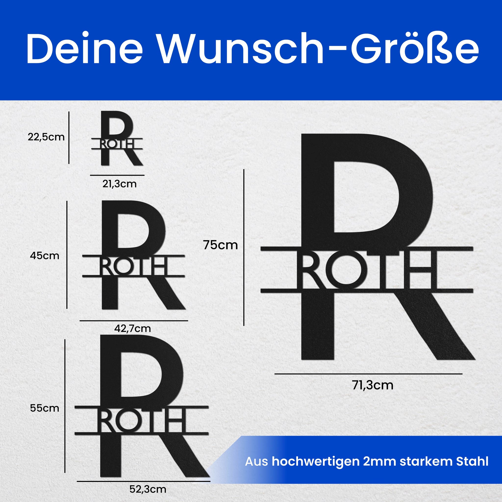 Moderner Buchstaben