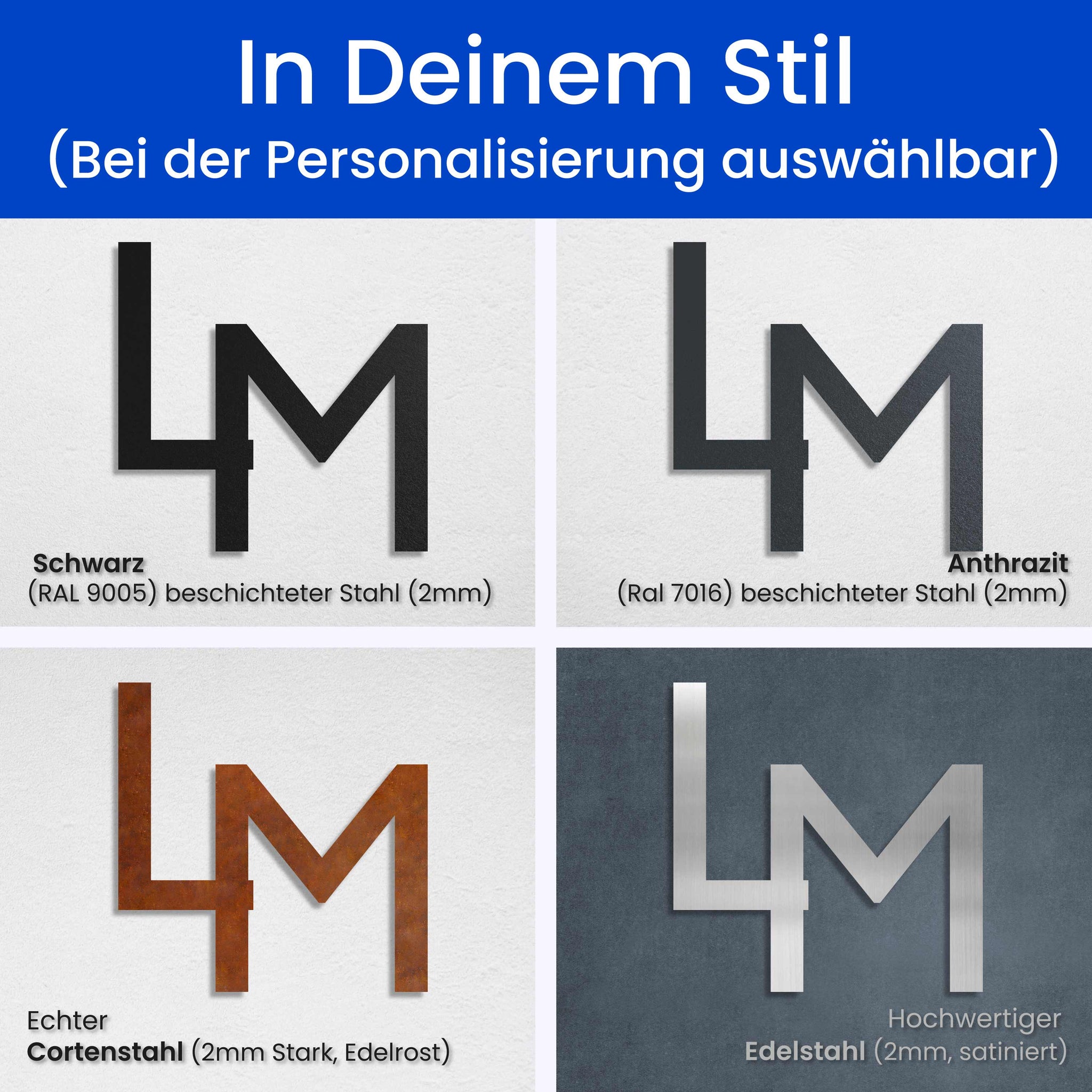 2 Buchstaben Modern
