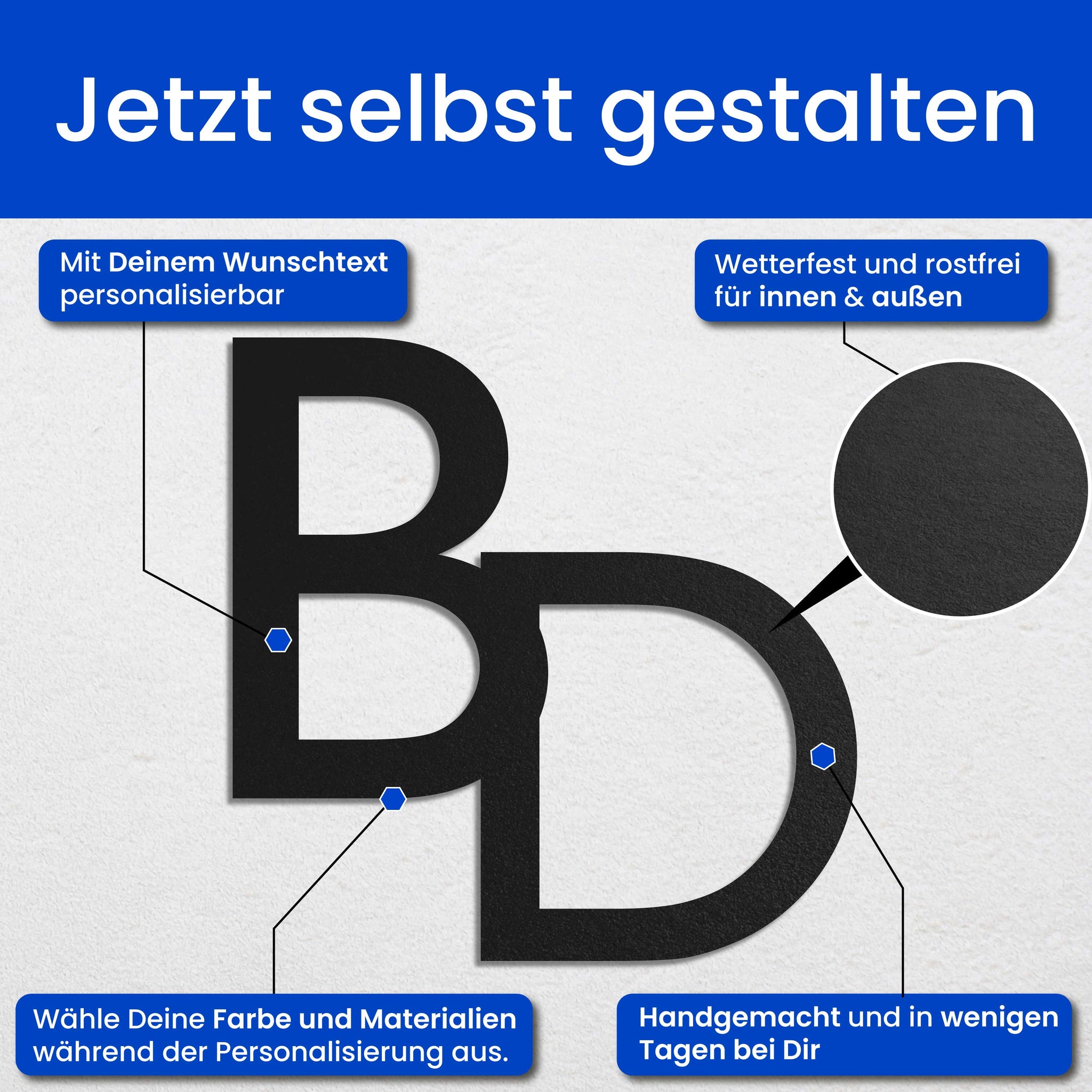 2 Buchstaben Modern