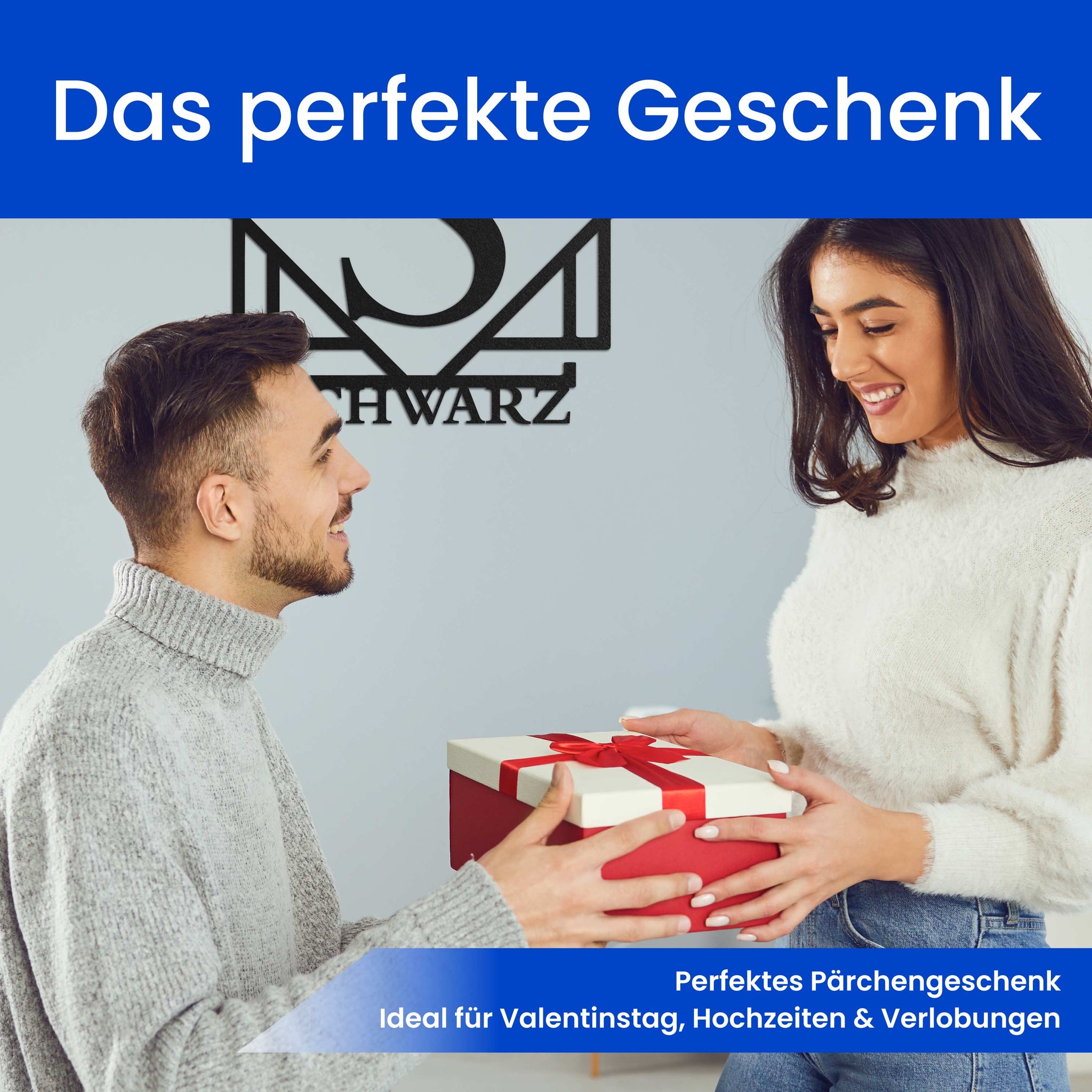 Monogramm im filigranen Schild