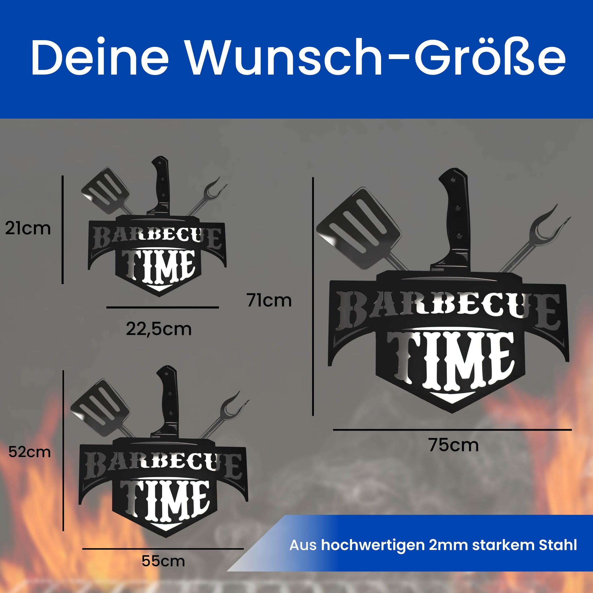 Barbecue Time Grillschild