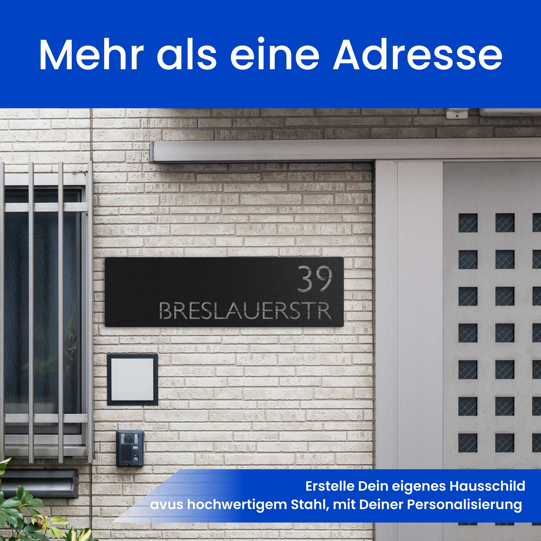 Modernes Straßenschild (Schild)