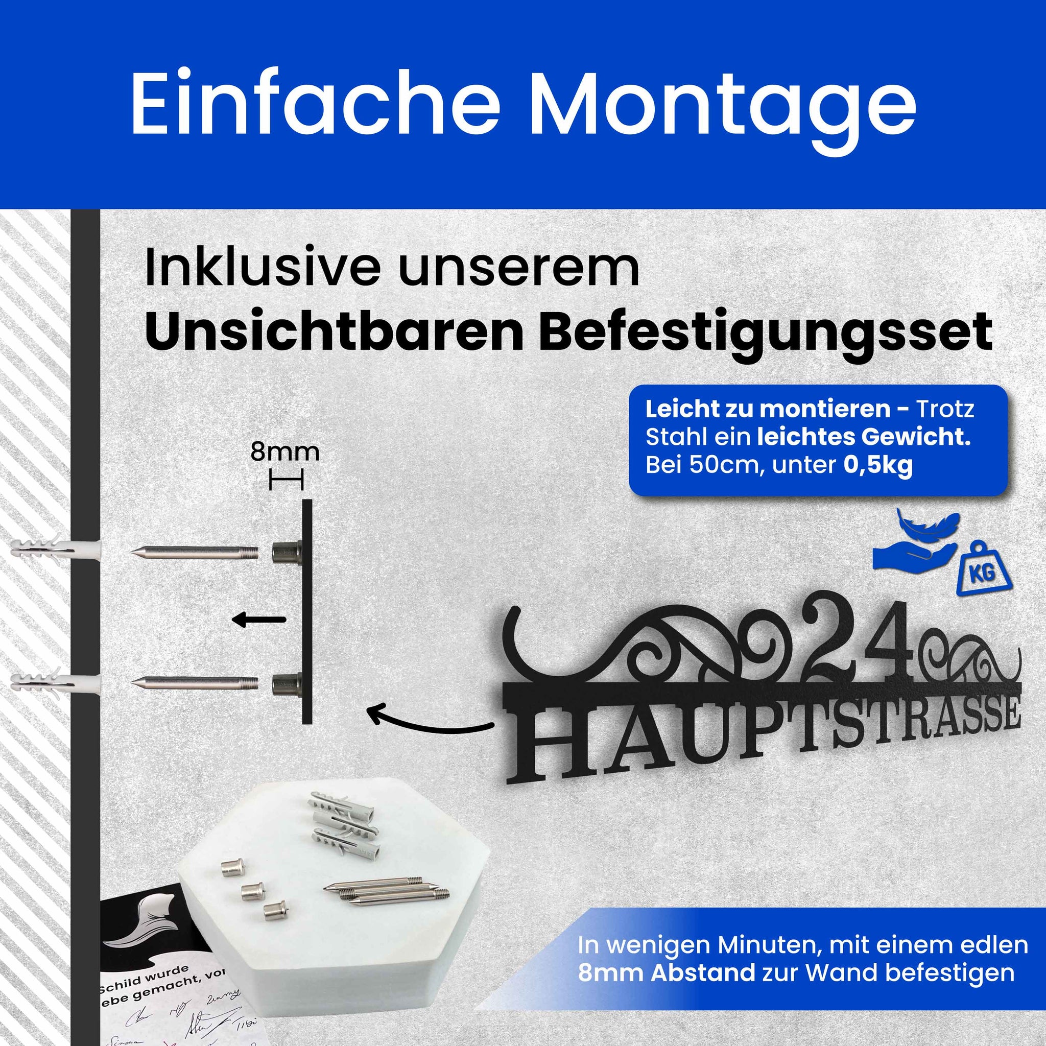 Klassisches Straßenschild