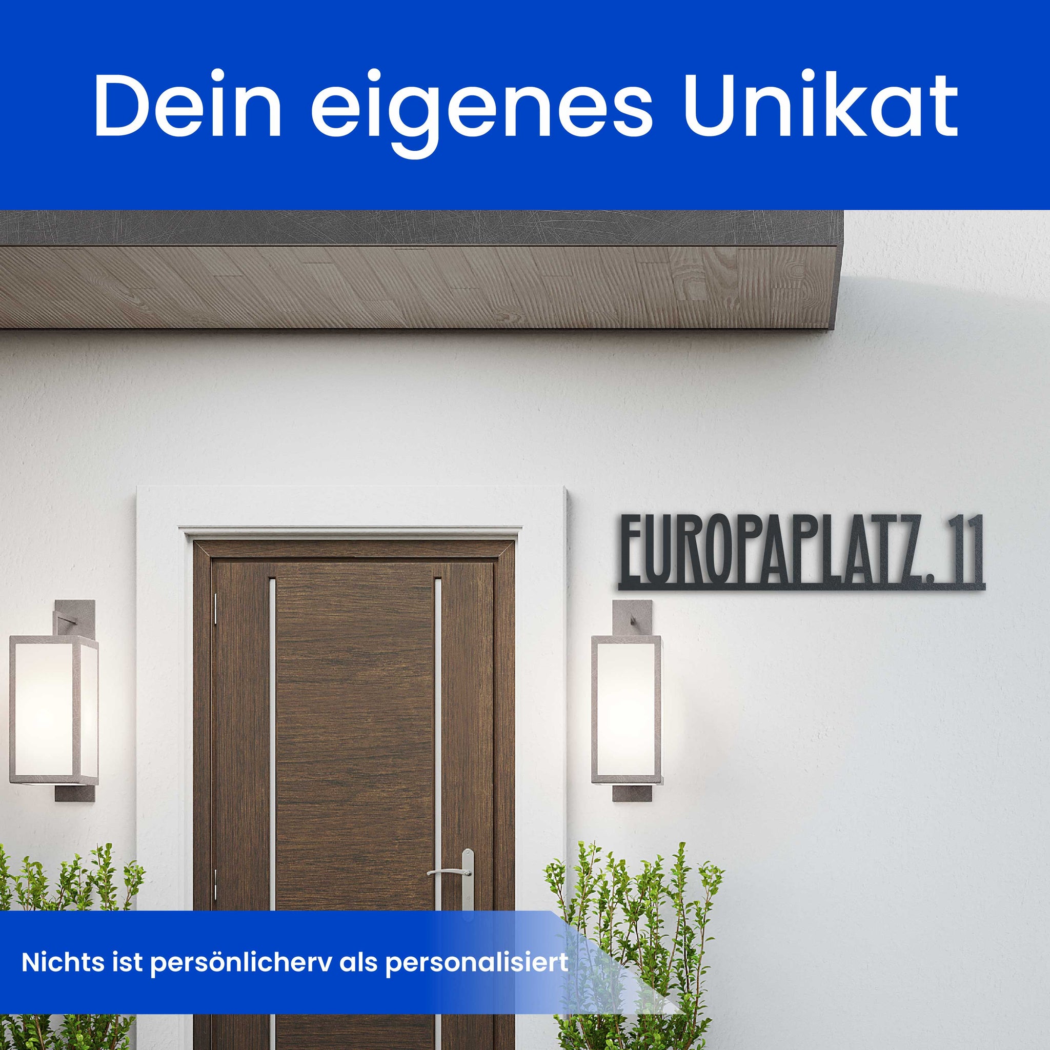 Straßenschild Modern