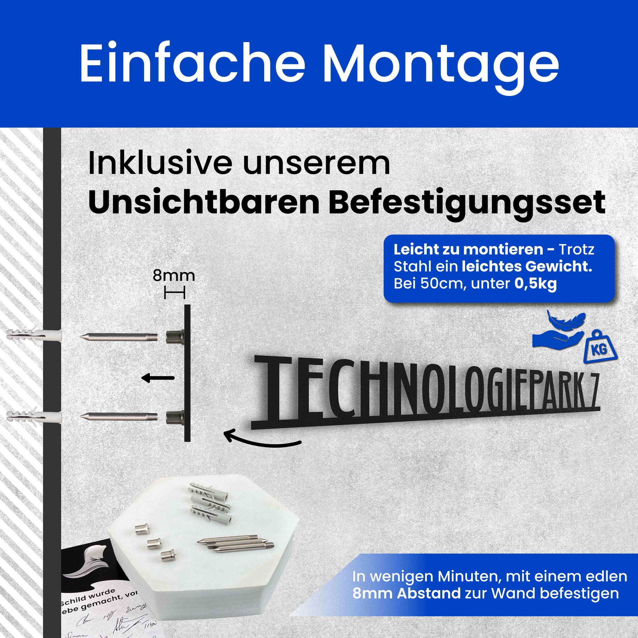 Straßenschild Modern