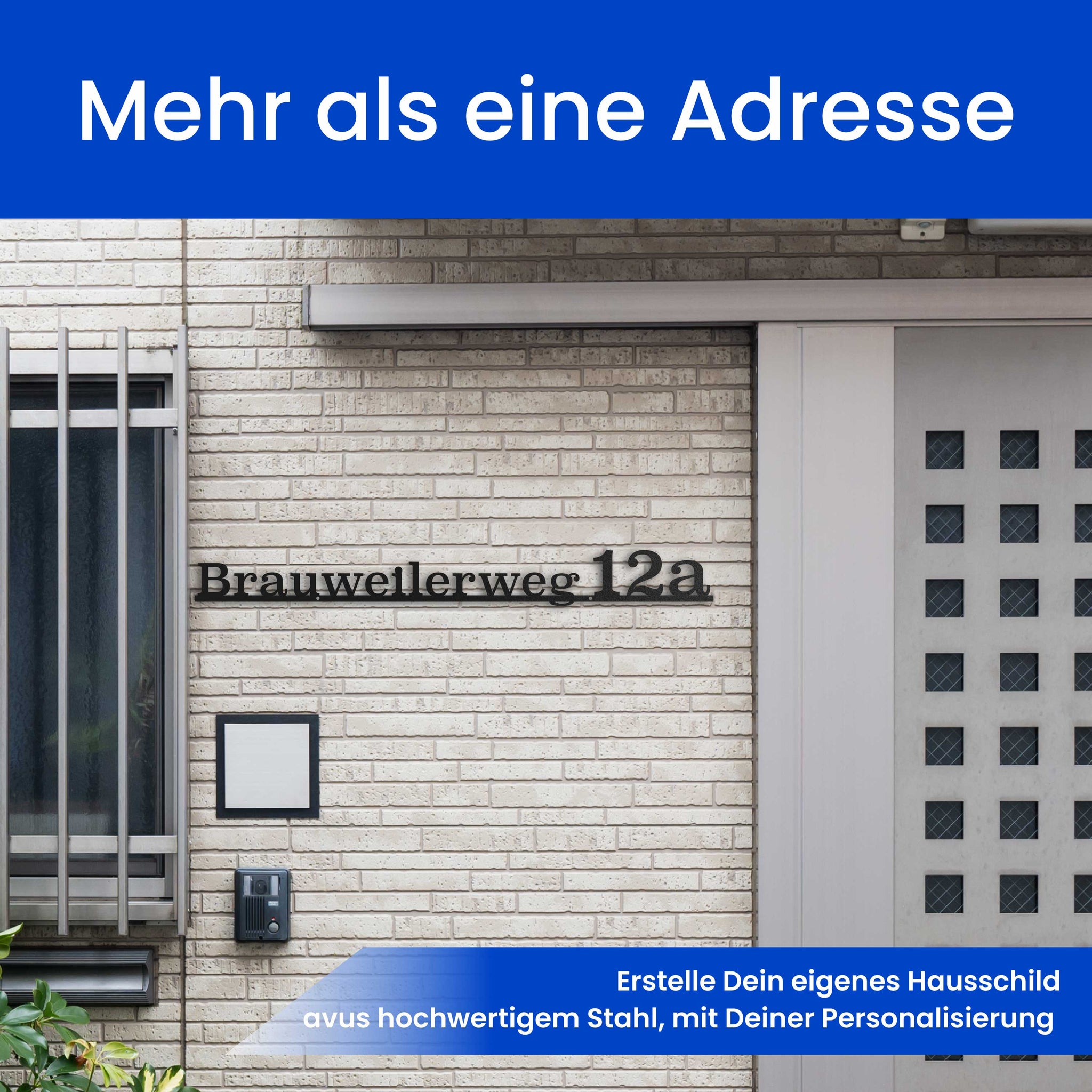 Straßenschild groß/klein