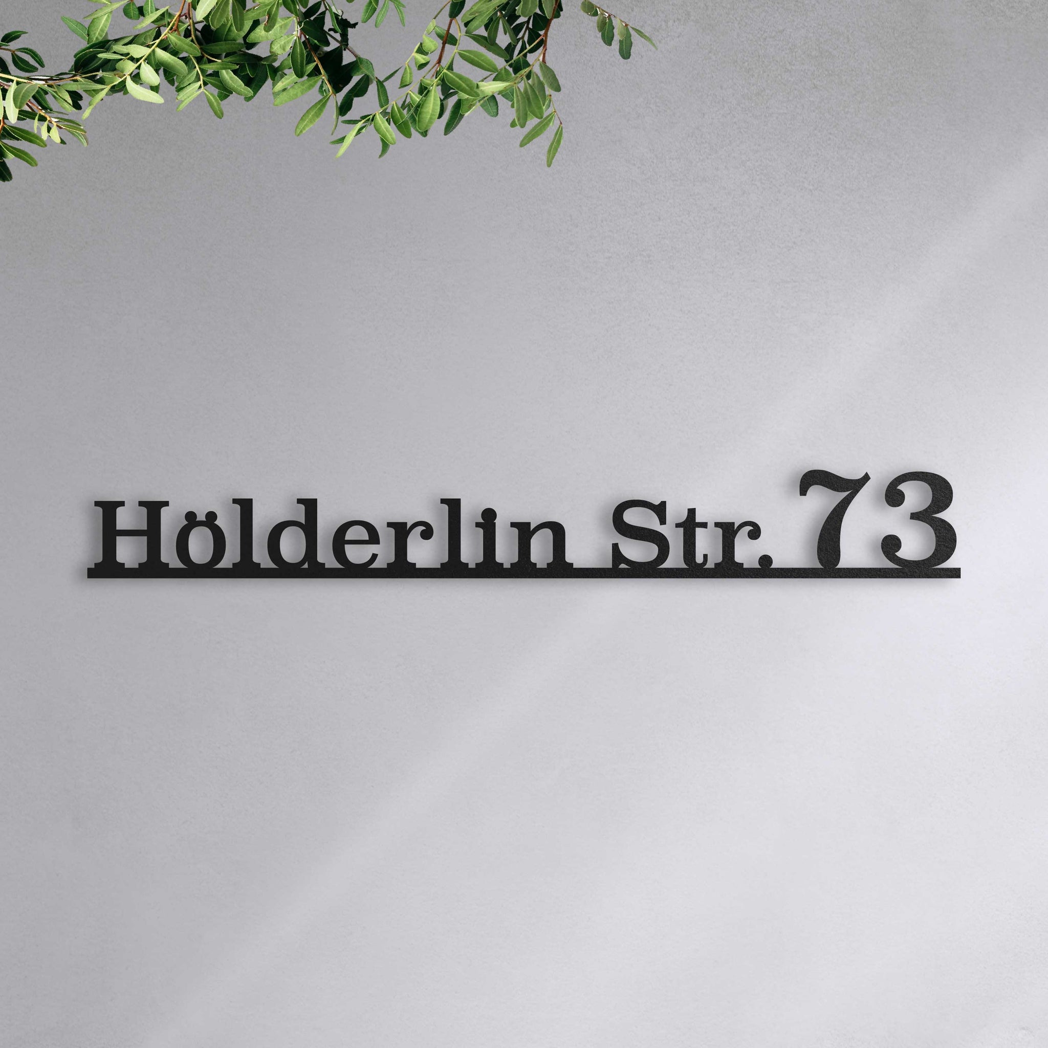 Straßenschild groß/klein