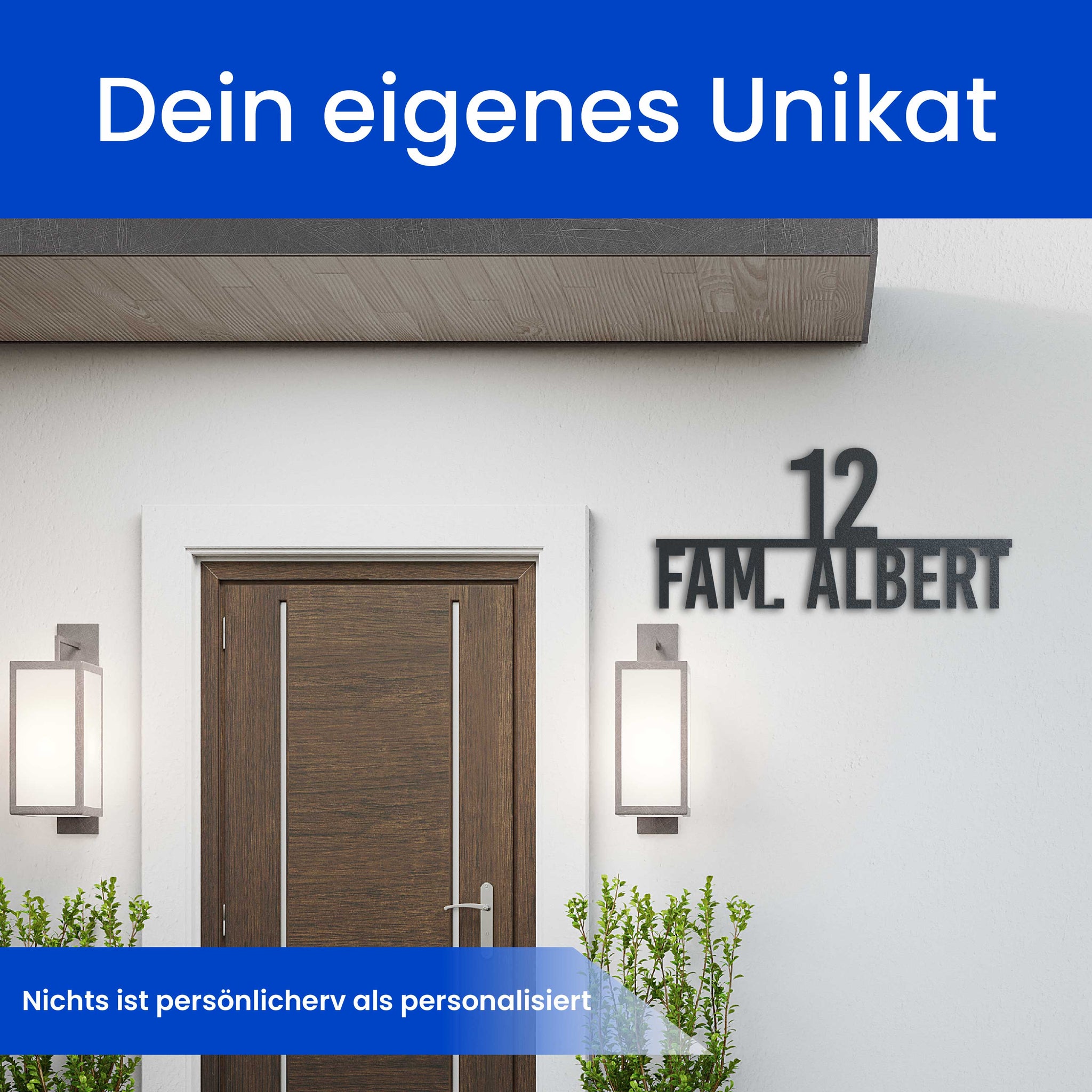 Zentriertes, Modernes Straßenschild