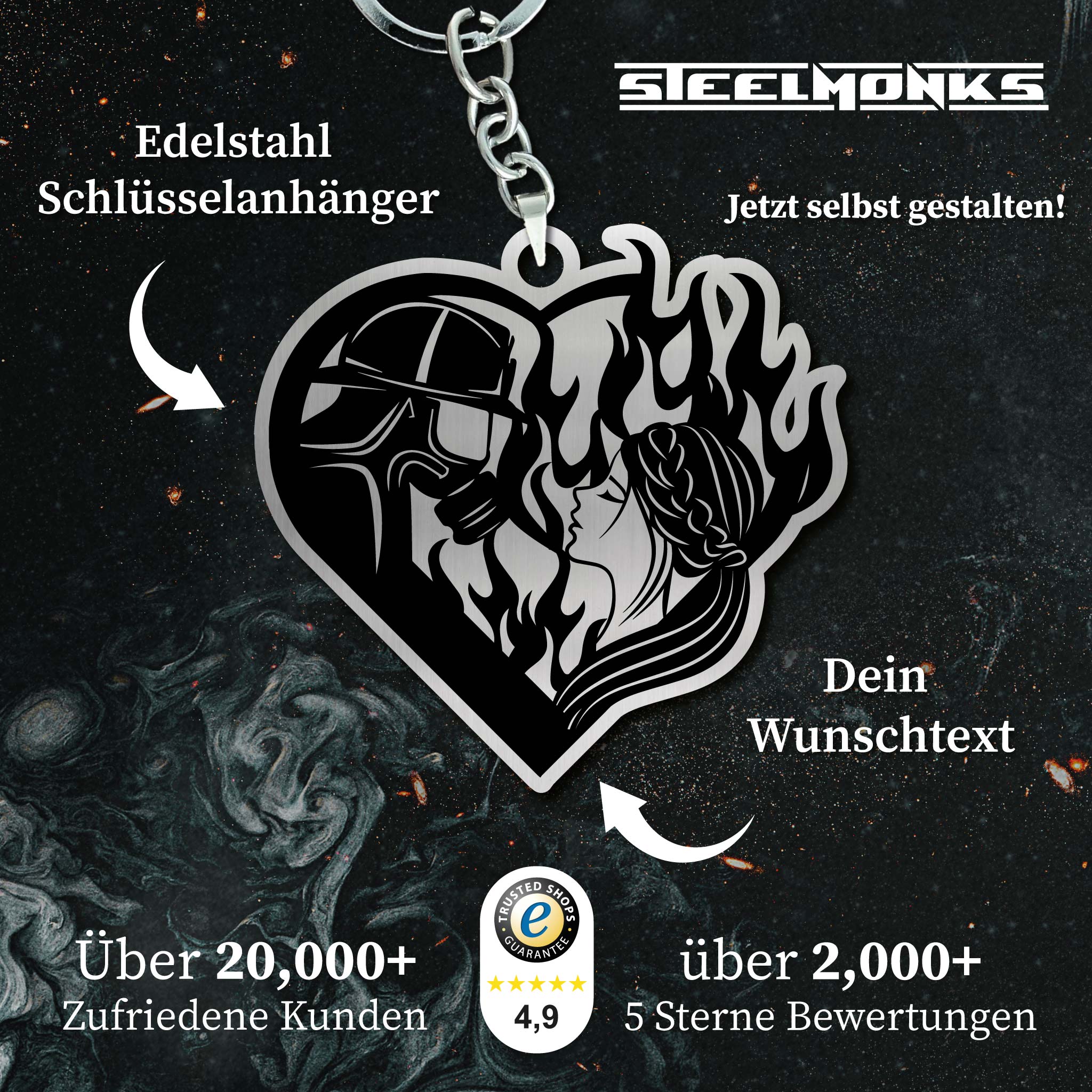 Brennende Liebe Anhänger