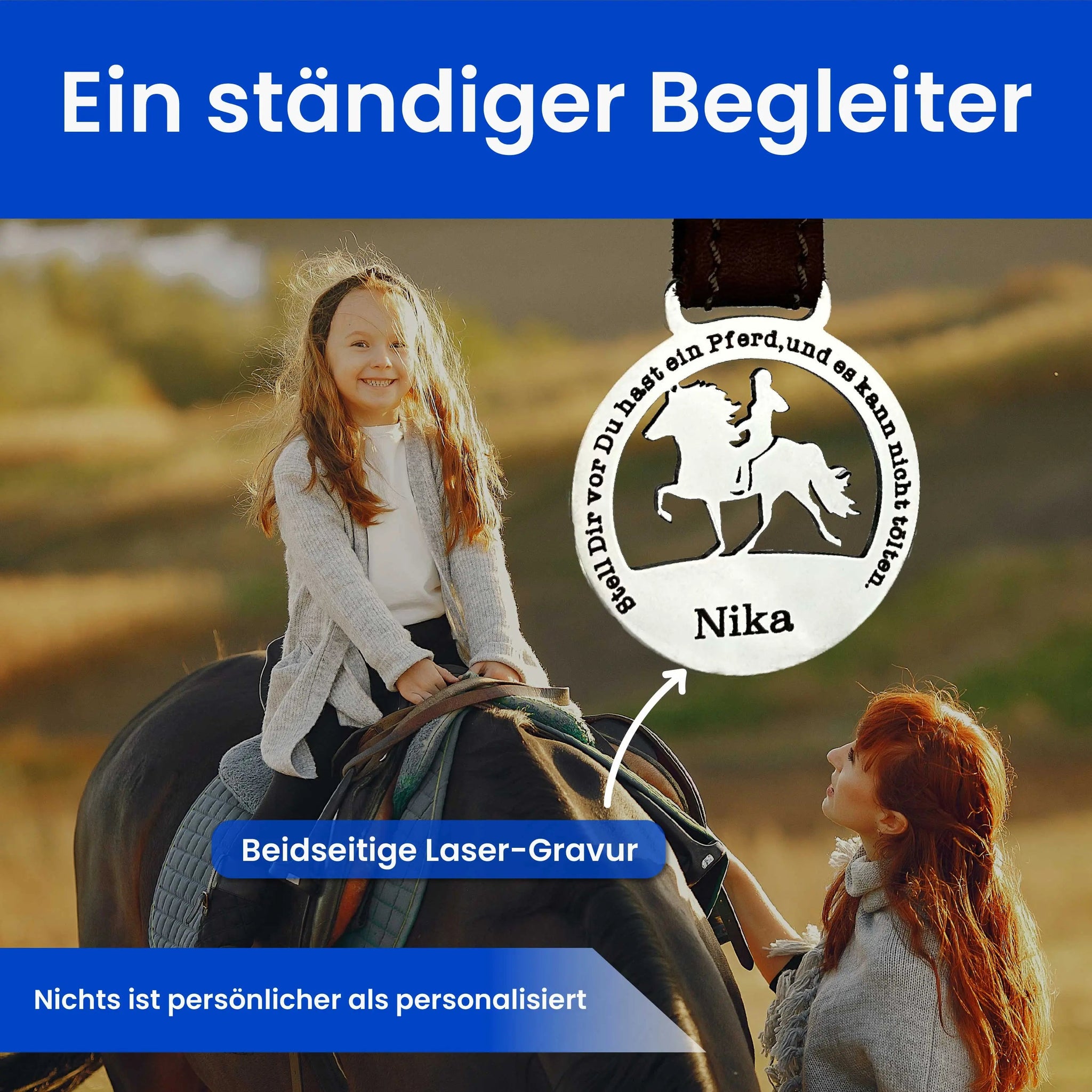 Isländer -  Pferde Anhänger