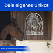 Wildes Pferd -  Pferde Schild