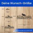 Ich liebe mein Pferd -  Pferde Schild
