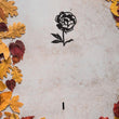 Steelmonks-Metallschild,Die Pfingstrose. Blume Wanddekoration erhältlich in verschiednen Größen und Farben.