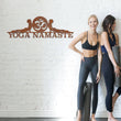 Steelmonks-Metallschild,Yogaschild. Sport- & Freizeitschild Wanddekoration erhältlich in verschiednen Größen und Farben.